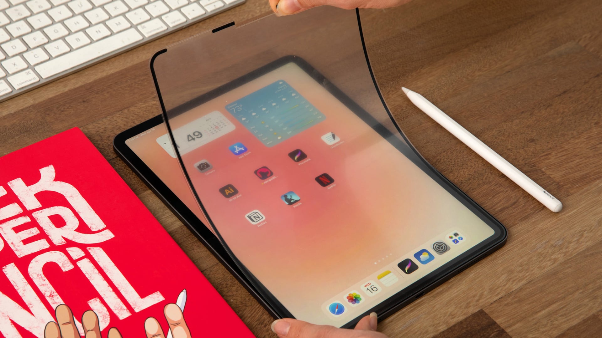 rock paper pencil v3 screen protector